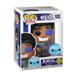 Funko Pop! Movies Disney Pixar Elio Figura de Vinilo Elio con 00000 Brilla en las Oscuridad