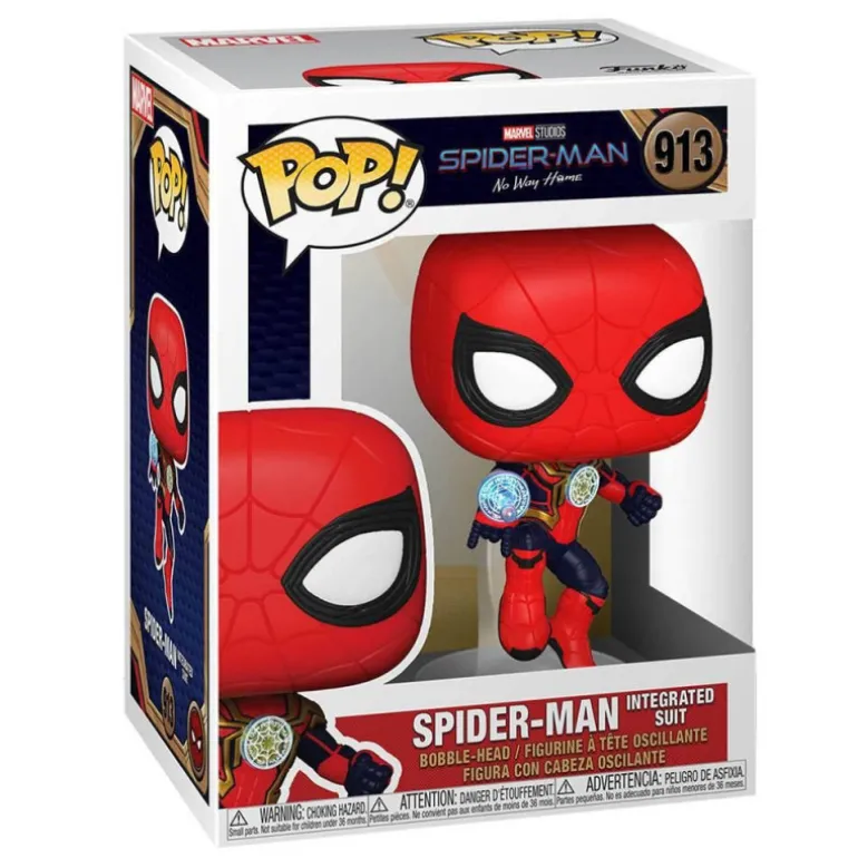 Funko Pop! SPIDER-MAN No Way Home Figura de Vinilo SPIDER-MAN con Traje Integrado