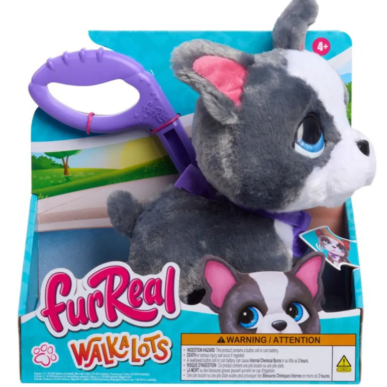FurReal Walk-A-Lots Bulldog Francés Peluche Interactivo