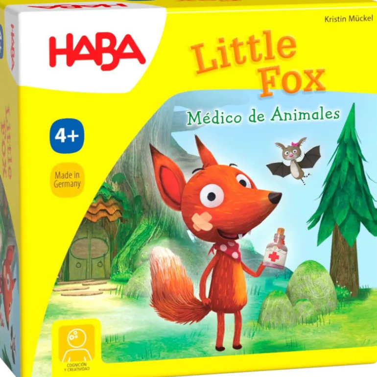 Haba Little Fox Médico de Animales Juego de Mesa