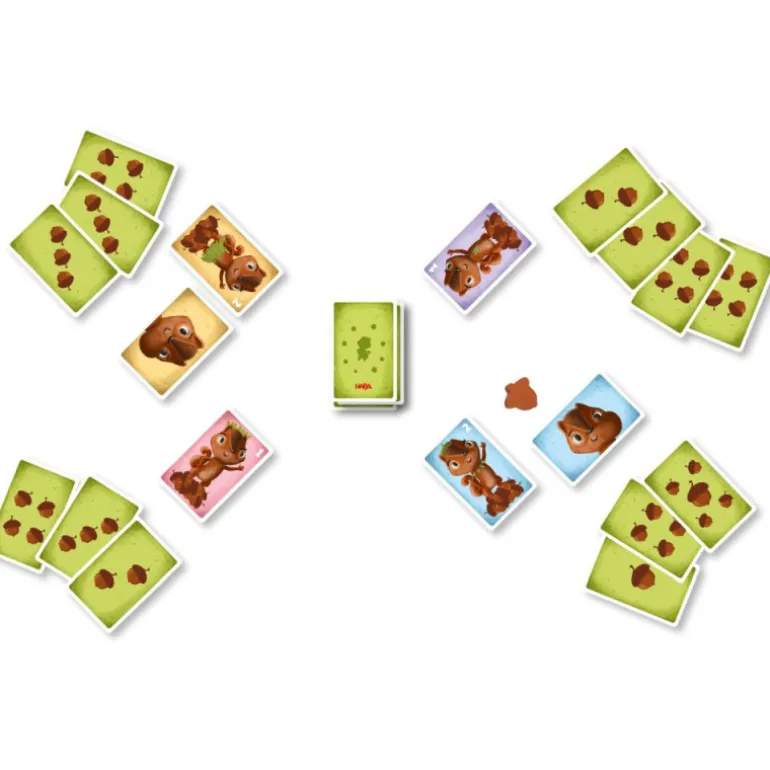 Haba Snack Jack Merienda de Bellotas Juego de Cartas