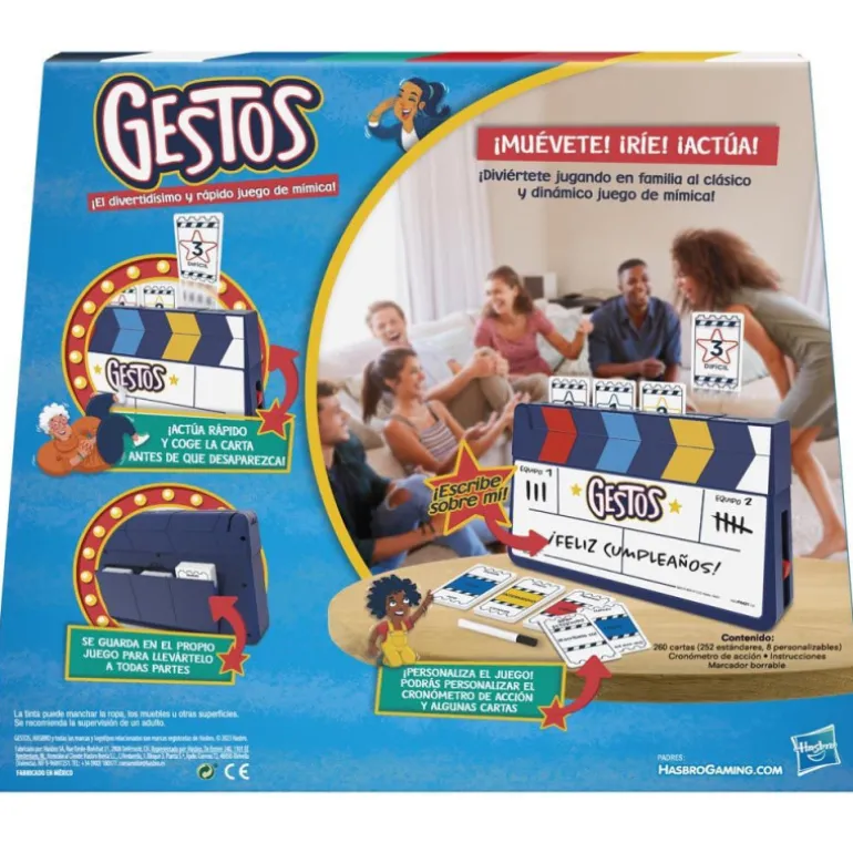 Hasbro Gaming Gestos Refresh Juego de Mesa