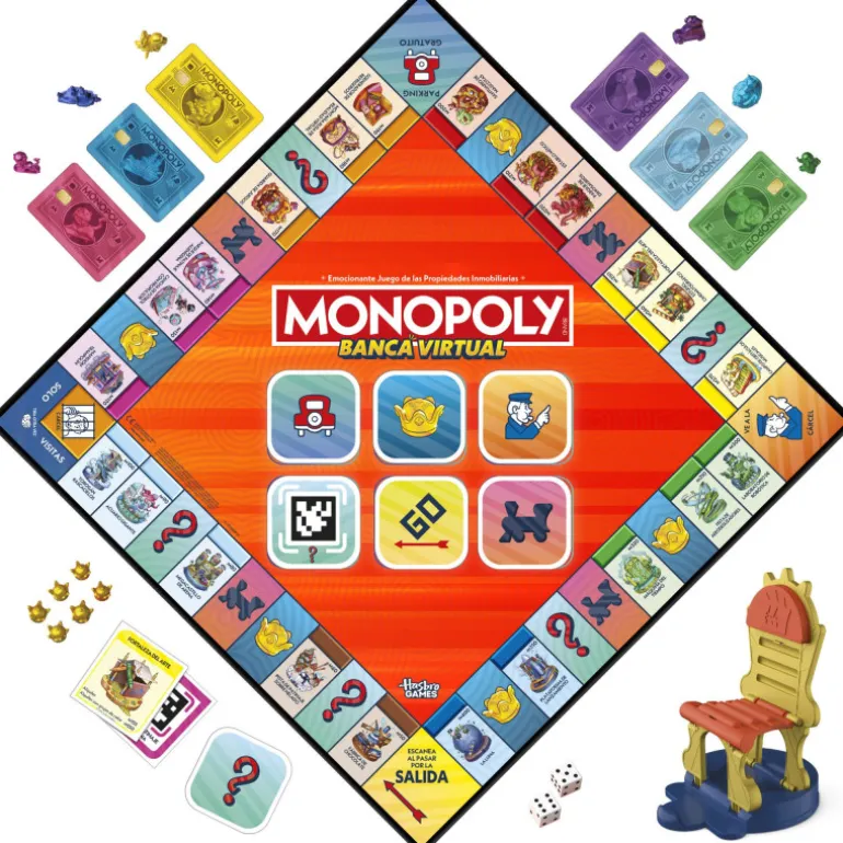 Hasbro Gaming Monopoly Banca Virtual Juego de Mesa