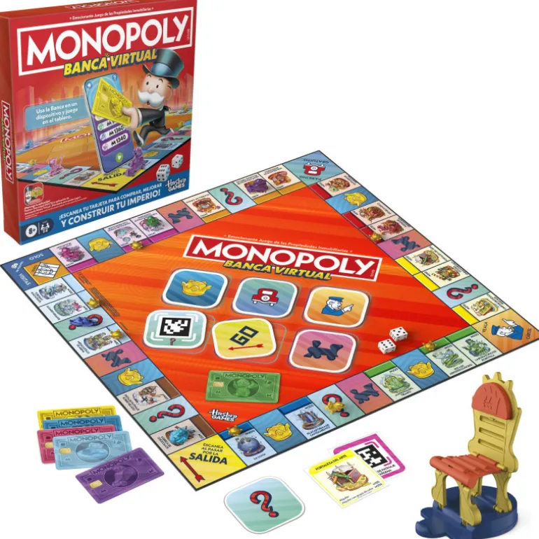 Hasbro Gaming Monopoly Banca Virtual Juego de Mesa