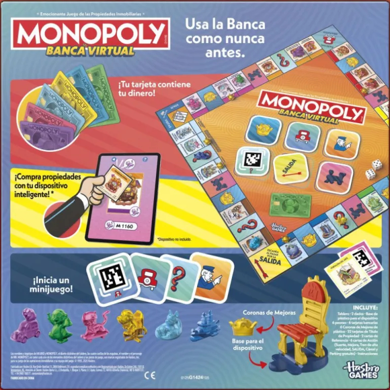 Hasbro Gaming Monopoly Banca Virtual Juego de Mesa
