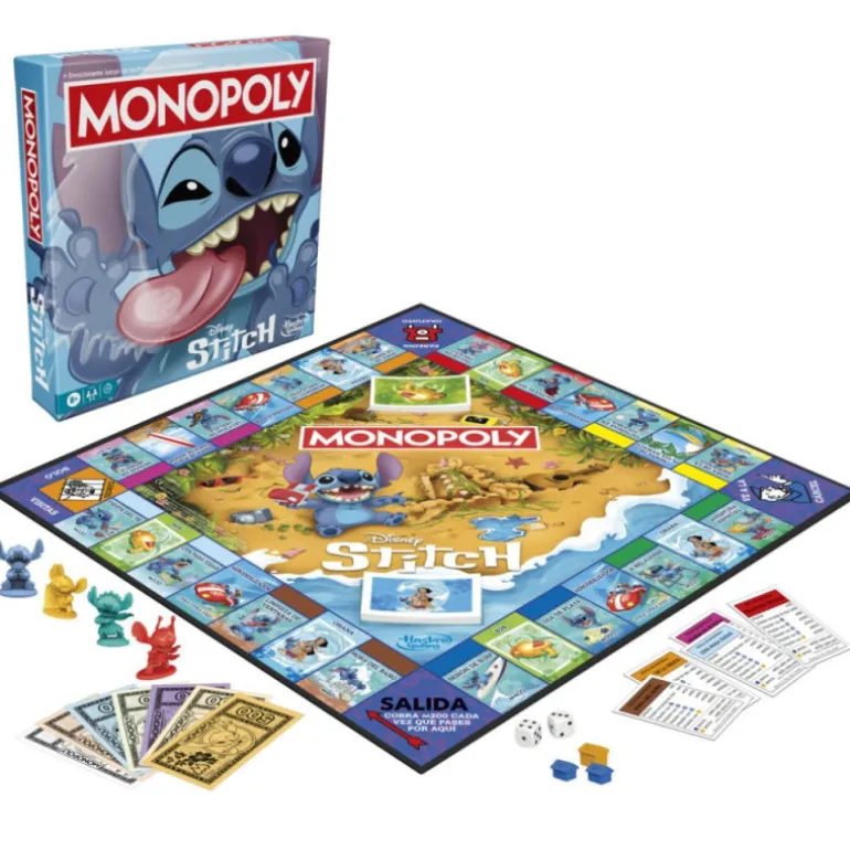 Hasbro Gaming Monopoly Stitch Juego de Mesa