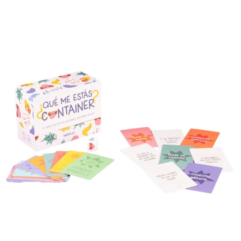Hello Fun ¿Qué me estás Container? Juego de Mesa