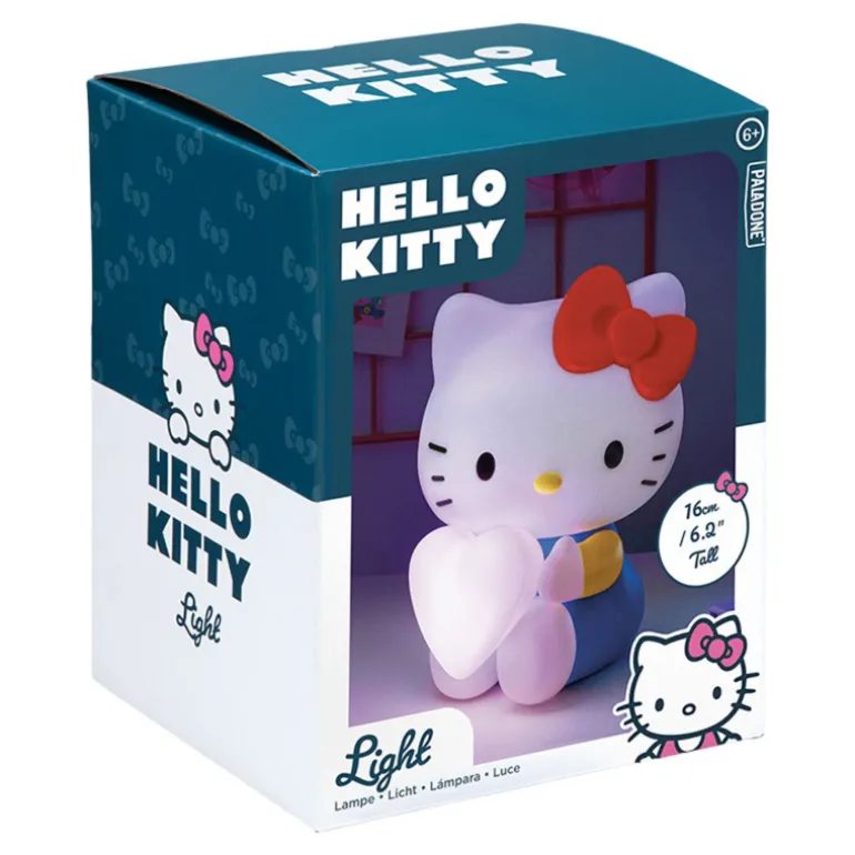Hello Kitty Lámpara 3D con Corazón