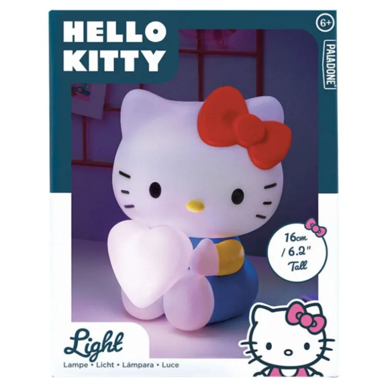 Hello Kitty Lámpara 3D con Corazón