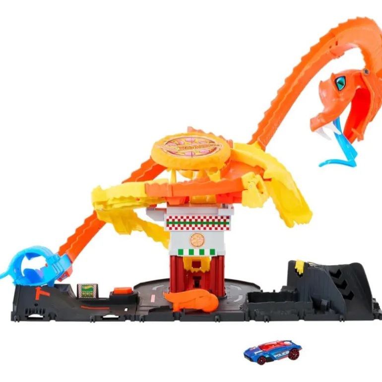 Hot Wheels City Ataque Pizza Slam Cobra