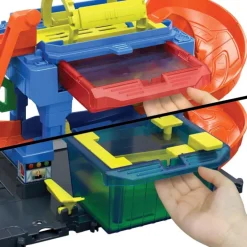 Hot Wheels Color Shifters Autolavado De Túnel En Espiral
