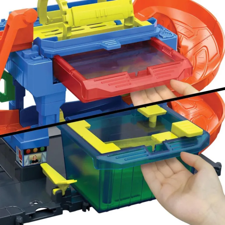 Hot Wheels Color Shifters Autolavado De Túnel En Espiral