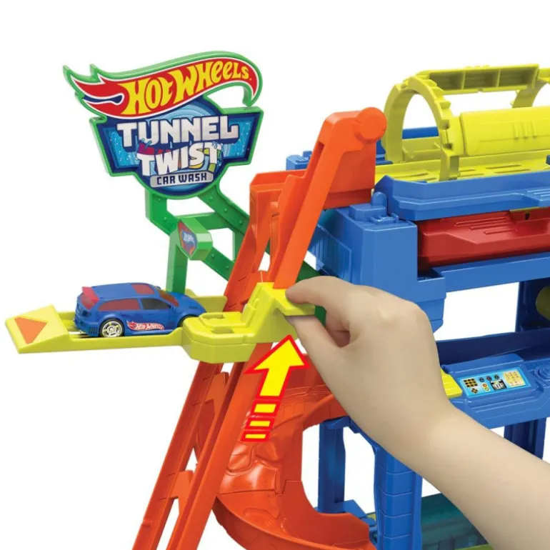 Hot Wheels Color Shifters Autolavado De Túnel En Espiral