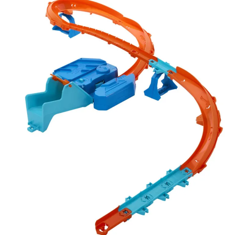 Hot Wheels Conjunto de Juego Circuito Supersalto de Track Creator con Coche