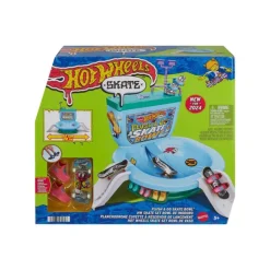Hot Wheels Flush & Go Skate Bowl Set de Juego con Forma de Inodoro