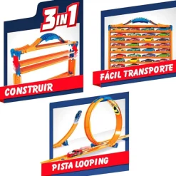 Hot Wheels Maletín Portacoches 3 en 1