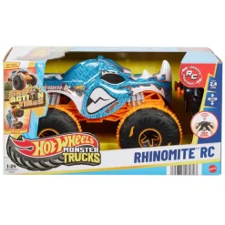 Hot Wheels Monster Trucks Camión de Juguete Teledirigido Rhinomite Escala 1:24