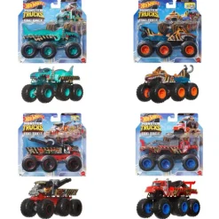 Hot Wheels Monster Trucks Big Rigs Coche de Juguete con Ruedas Grandes Varios Modelos