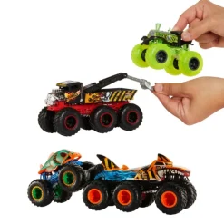 Hot Wheels Monster Trucks Big Rigs Coche de Juguete con Ruedas Grandes Varios Modelos