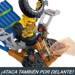 Hot Wheels Monster Trucks Arena Smashers Mega Wrex Vs Crushzilla Takedown