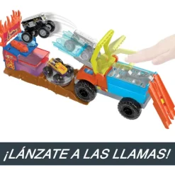 Hot Wheels Monster Trucks Arena Smashers Color Shifters 5 Alarm Rescue