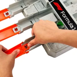 Hot Wheels Racing Conjunto Circuito de Gran Premio de Formula 1 con 3 Coches