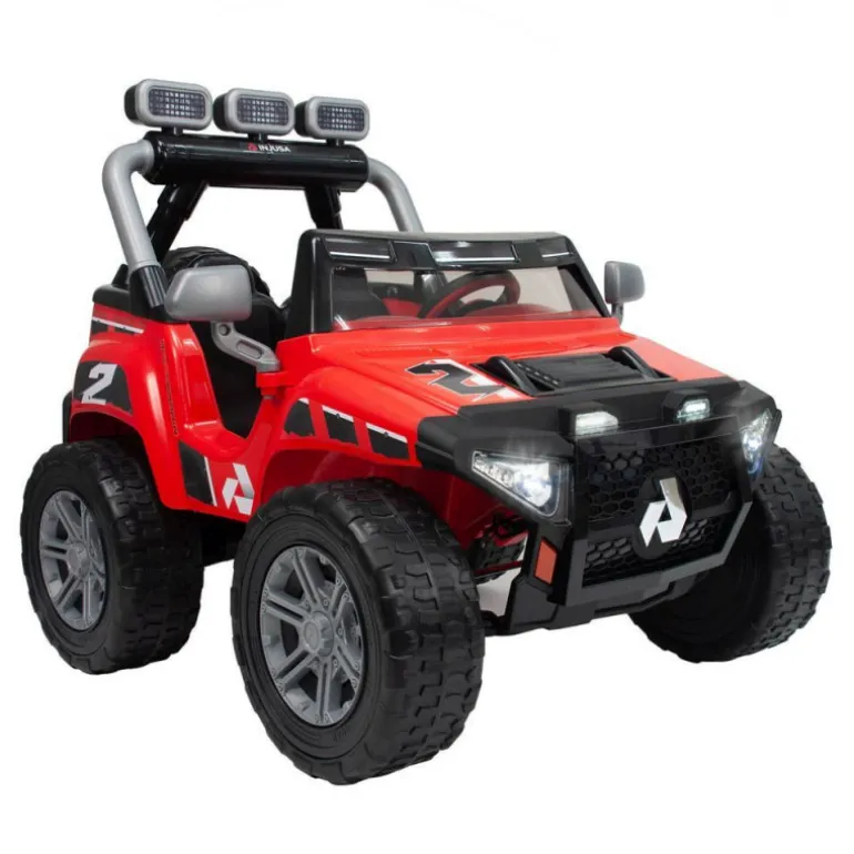 Injusa Monster Car 24V con Luces y Ruedas Eva - 8410964753249