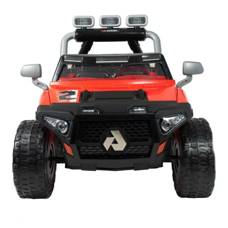 Injusa Monster Car 24V con Luces y Ruedas Eva - 8410964753249