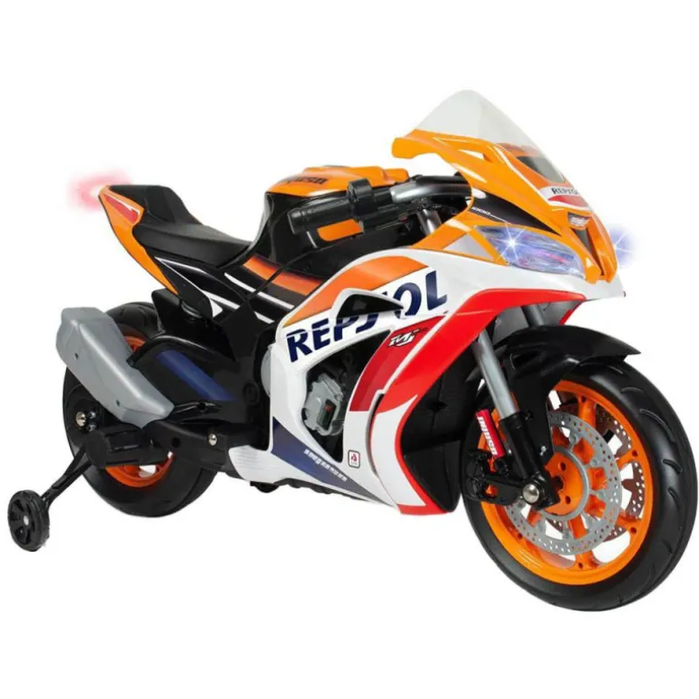 Injusa Moto Honda Repsol 12V con Luces y Sonidos - 8410964064918