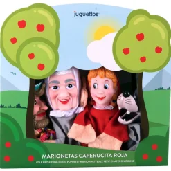 Juguettos 4 Marionetas Caperucita Roja