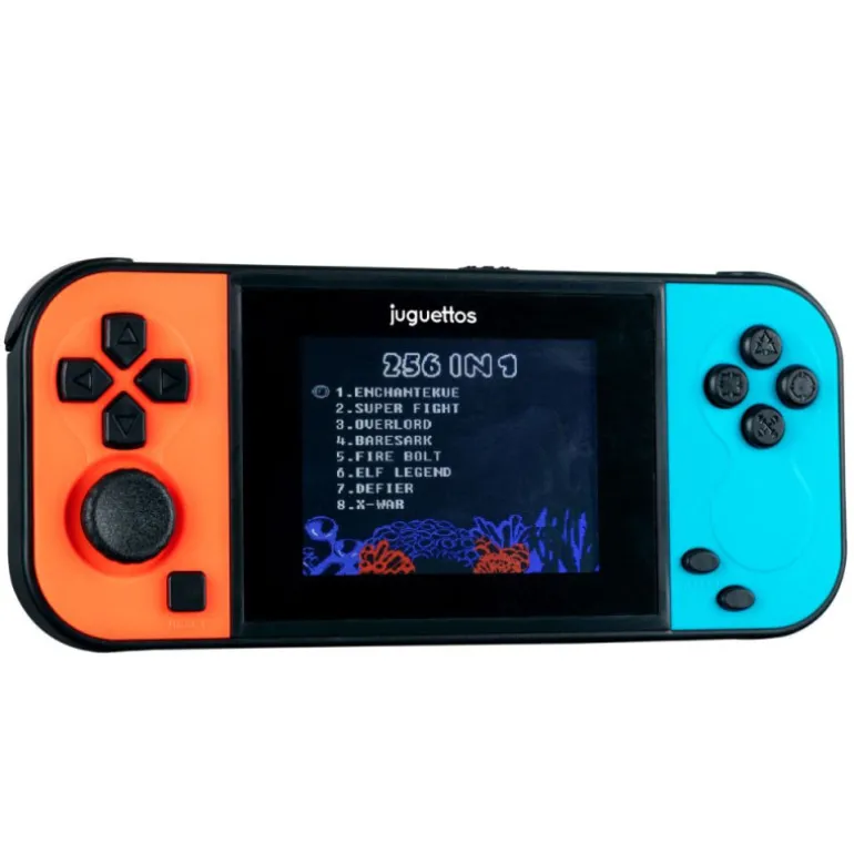 Juguettos Consola Portátil 256 Juegos