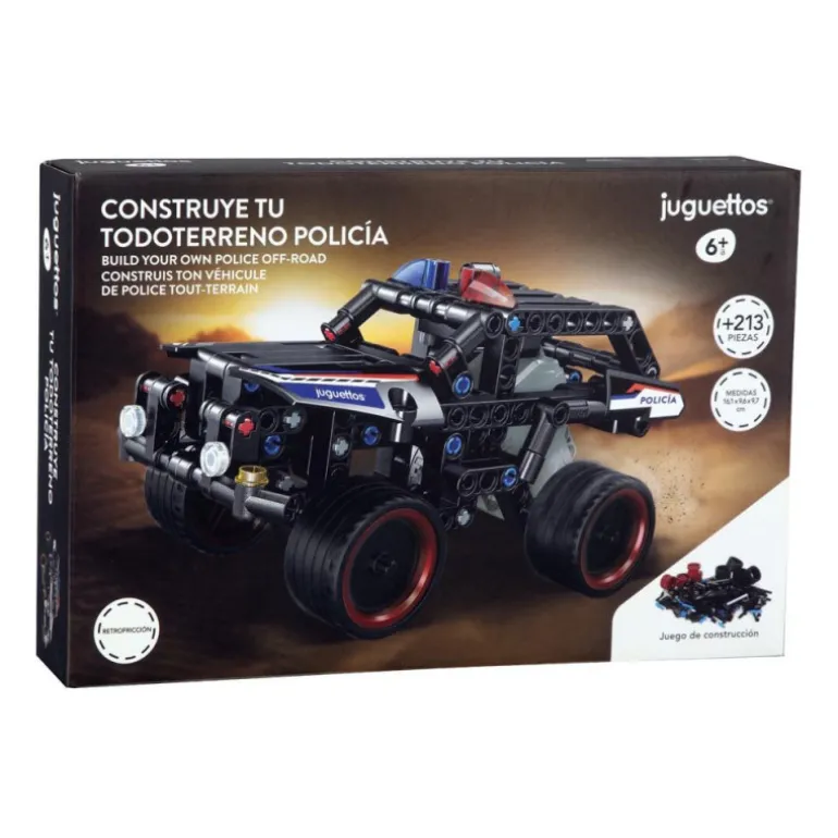 Juguettos Construye Tu Todoterreno Policía