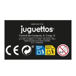 Juguettos Patinete de Aluminio Negro y Azul