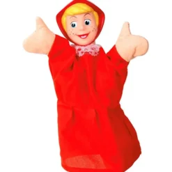 Juguettos Teatro con 4 Marionetas de Caperucita Roja