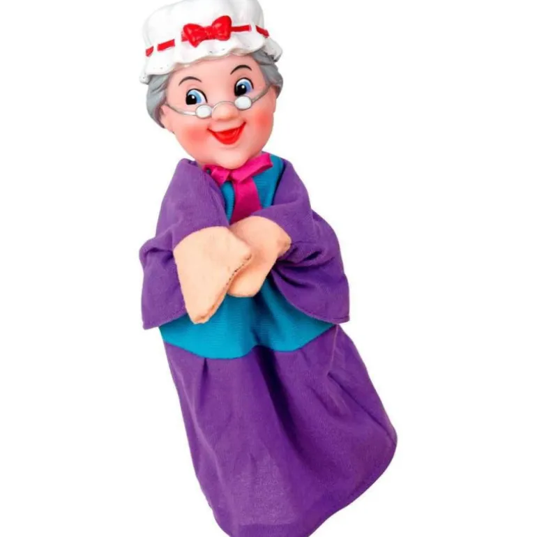 Juguettos Teatro con 4 Marionetas de Caperucita Roja