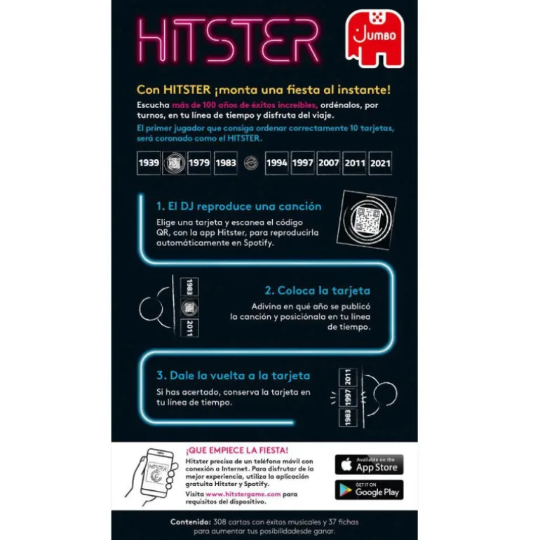 Jumbo Hitster Juego de Mesa