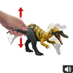 Jurassic World Dinosaurio Ceratosuchops Rugido Salvaje con Sonido de Rugido y Acción de Ataque
