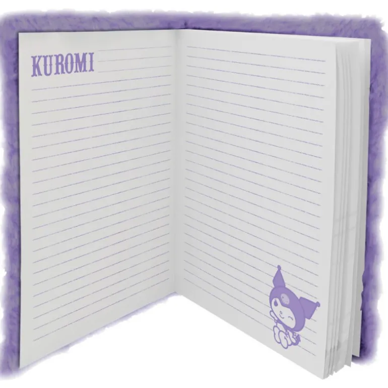 Kuromi Libreta de Peluche Plush Hello