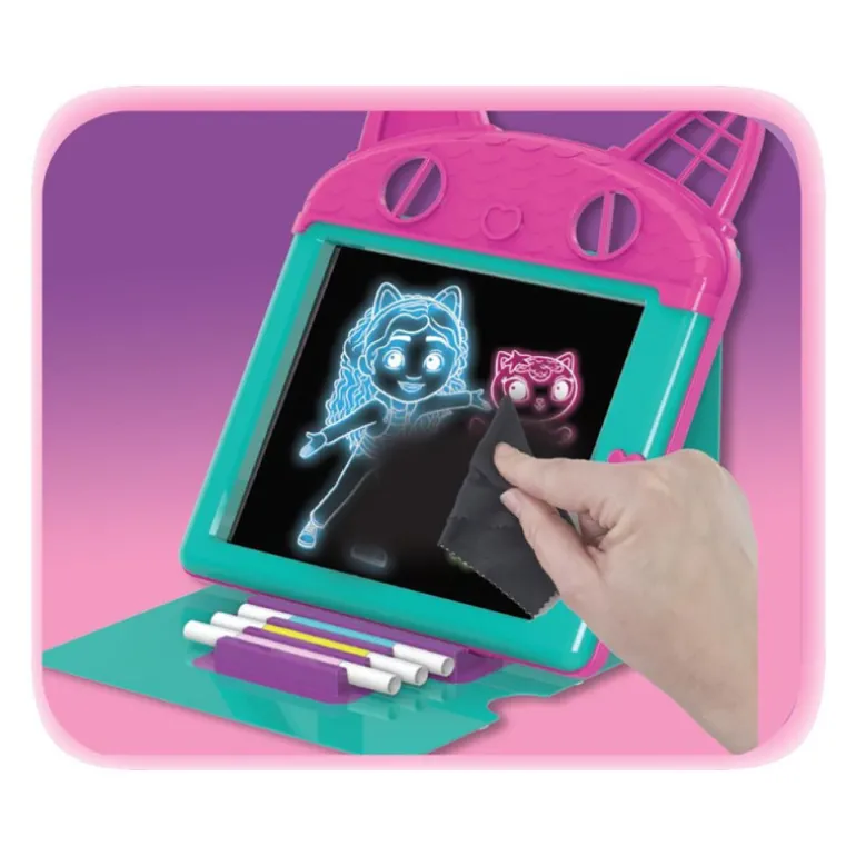 La Casa de Muñecas De Gabby Pizarra Mágica Premium con Luz