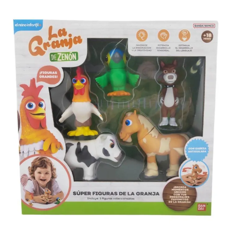 La Granja De Zenón Pack 5 Súper Figuras