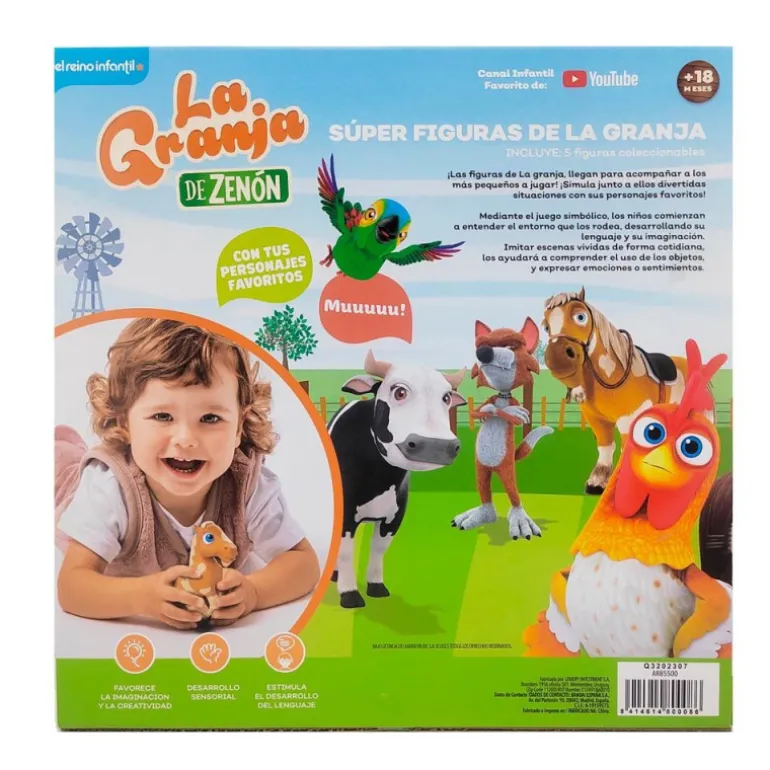 La Granja De Zenón Pack 5 Súper Figuras