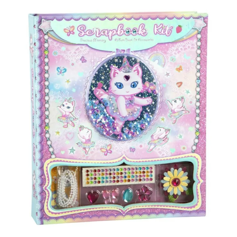 Álbum de Recortes con Accesorios Gatita