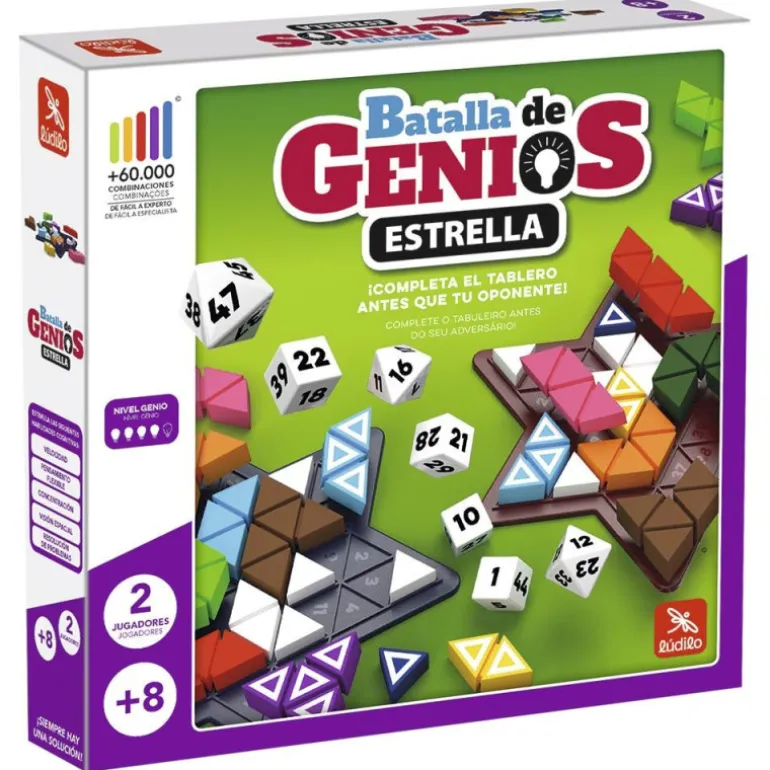 Lúdilo Batalla de Genios Estrella Juego de Mesa