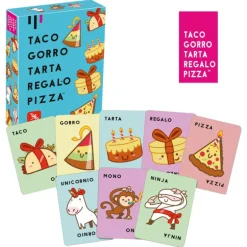 Lúdilo Taco, Gorro, Tarta, Regalo, Pizza Juego de Mesa