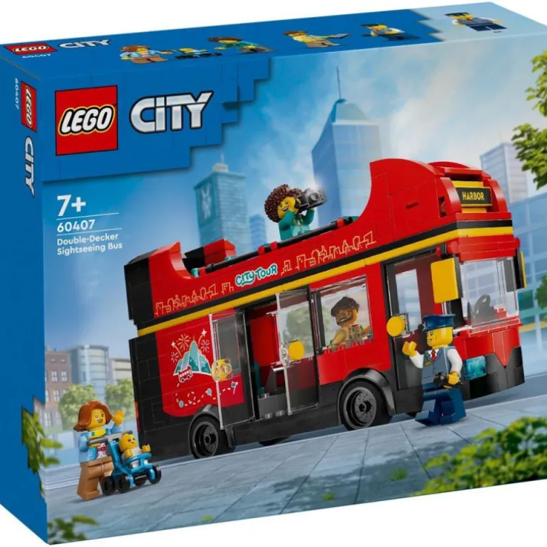 LEGO City Autobús Turístico Rojo de Dos Plantas - 60407