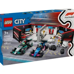 LEGO City Project Alicia 2025 Garaje de F1 con Coches Mercedes-AMG y Alpine - 60444