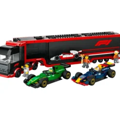 LEGO City Project Alicia 2025 Camión de F1 con Coches de F1 RB20 y AMR24 - 1086