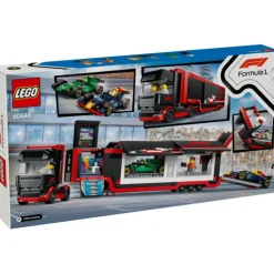 LEGO City Project Alicia 2025 Camión de F1 con Coches de F1 RB20 y AMR24 - 1086