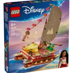 LEGO Disney Princess Canoa de Aventuras de Vaiana - 43270