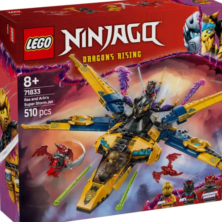 LEGO Ninjago Super Jet de la Tormenta de Ras y Arin - 71833